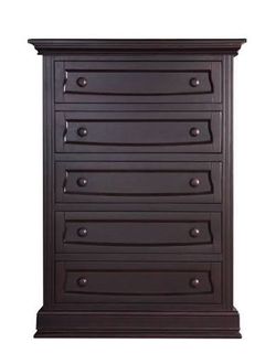 Baby Appleseed 5 Drawer Chest Espresso color