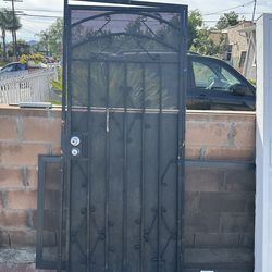 Metal door security door and frame 36x80