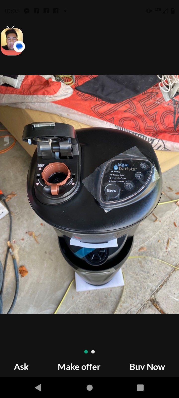 Aqua Barista Water Dispenser 3in1 Hot Cold & Coffee Maker for Sale in City Of Industry, CA OfferUp