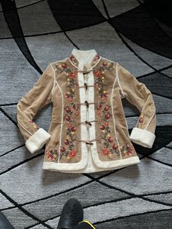 St john Bay floral embroidery