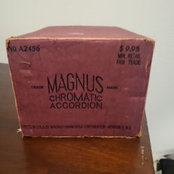 Magnus Chromatic  Accordion In Original Box!!!!