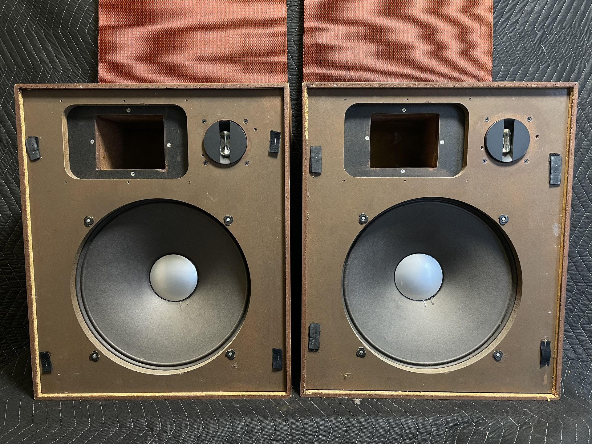 Vintage JBL D130 Speakers 077 Tweeters N2400 Crossovers James Bullough Lansing