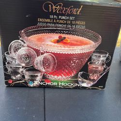 Punch bowl 18 Piece $45 