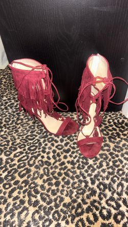 Burgundy Heels
