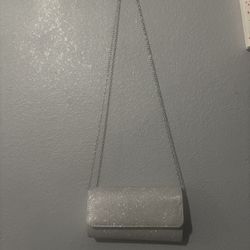 Silver Sparkly  Purse 