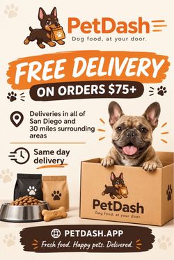 Dog food delivery PET DASH
