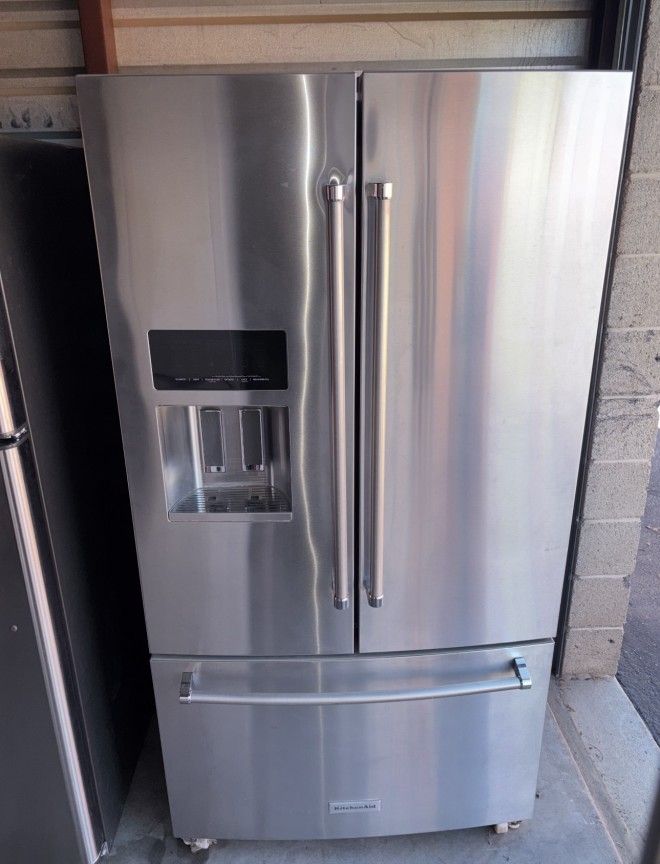 Kitchenaid Stainless Steel Refrigerator And Freezer