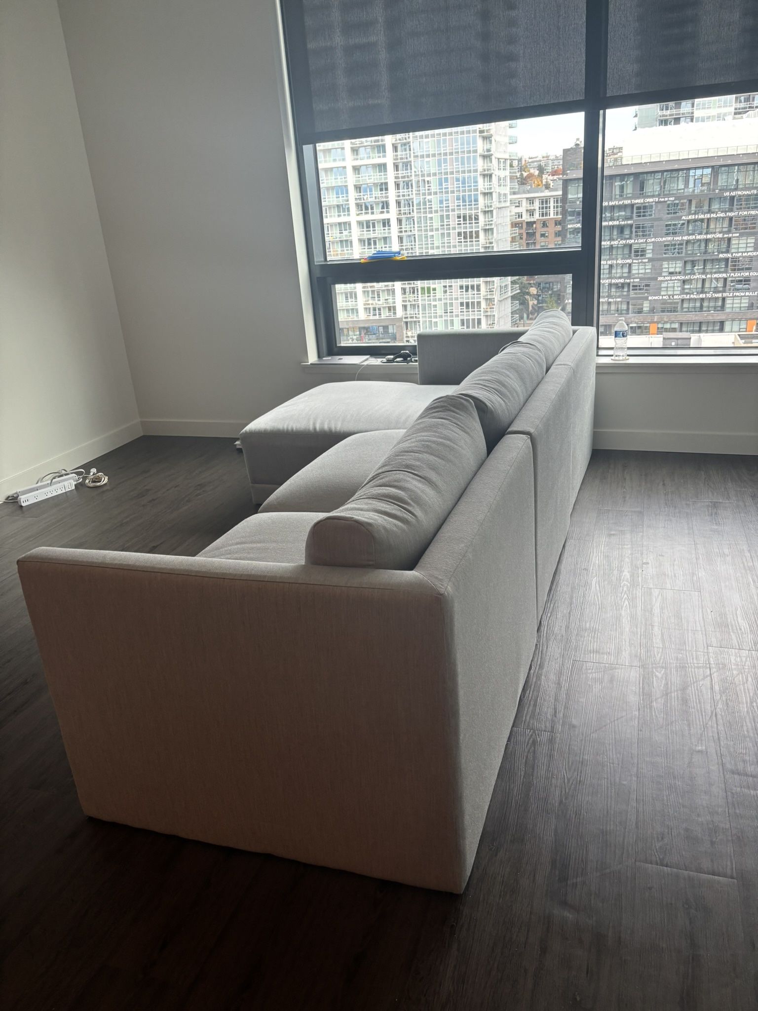 115” Modular sofa + Chaise sectional 