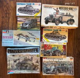 VINTAGE Plastic Kits Military, Etc - Buy Now