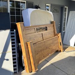 King Sized Bed with Mattress