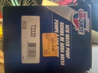 Car quest new water pump
