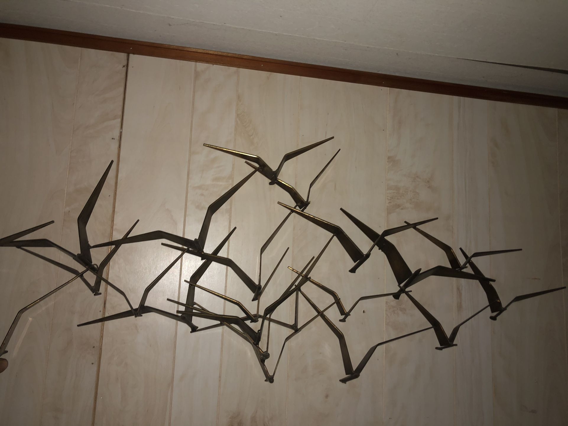 Vintage Art Brass Sculpture