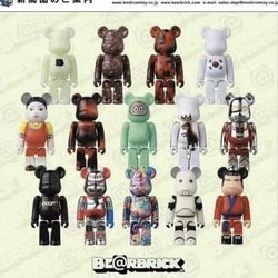 Series 44 Medicom Bearbrick Be@rbrick 1 Mystery Blind Box 100%