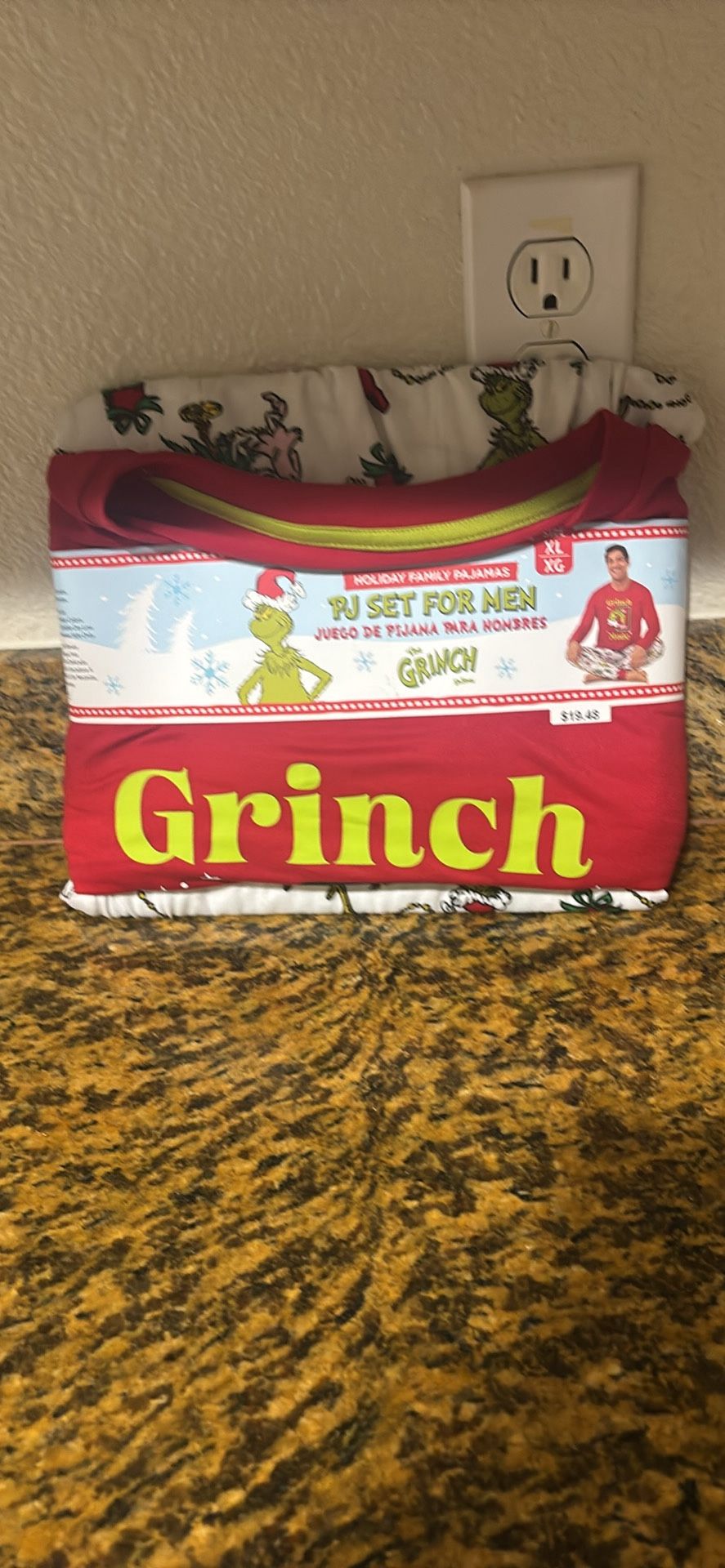 Pajama Set For MEN Grinch Juego D Pajama X Hombres