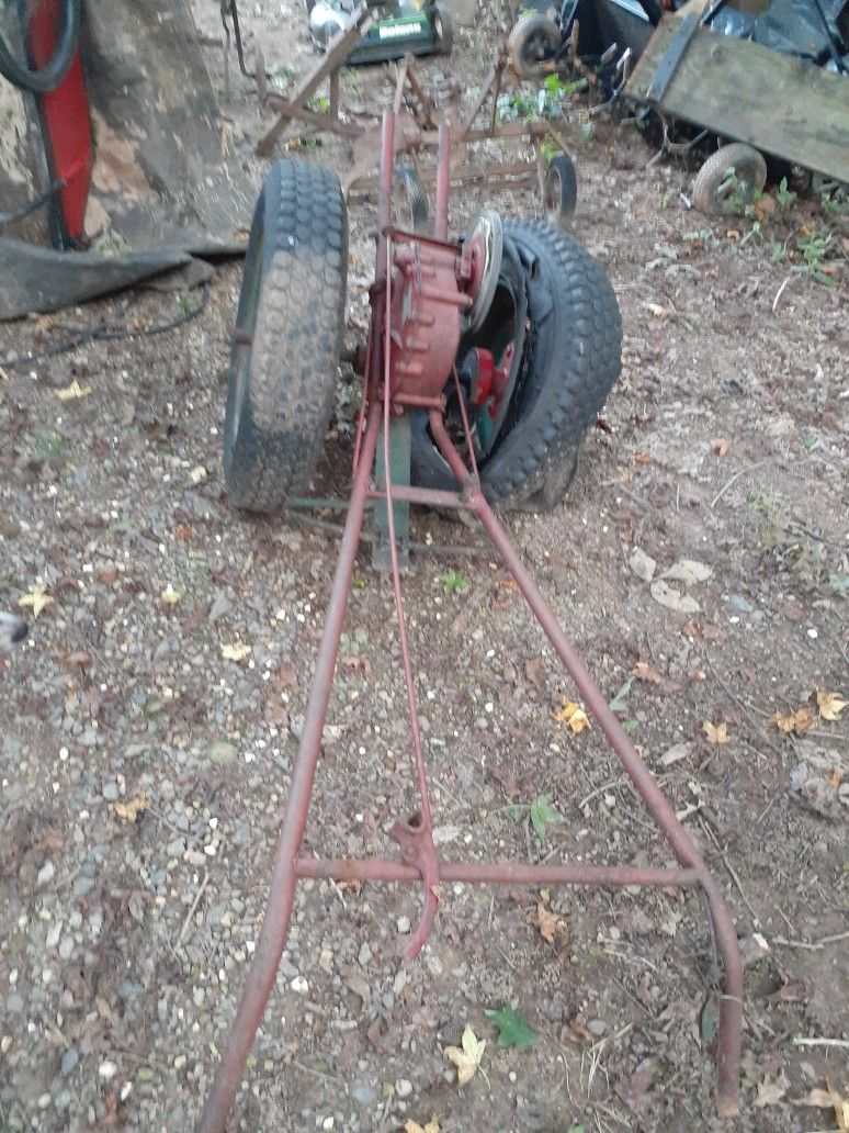 1940s 50s And A 1958 Super 575 David Bradley Twowheel Tractor Two Are
