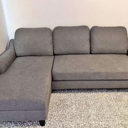 Grey Sofa Chaise Sleeper 