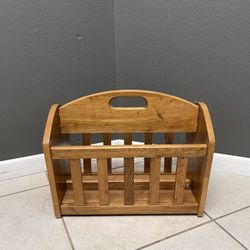 Vintage Magazine Rack 