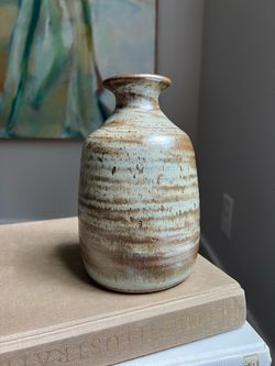 Small Handcrafted Accent Vase ( H7” ) firm on price