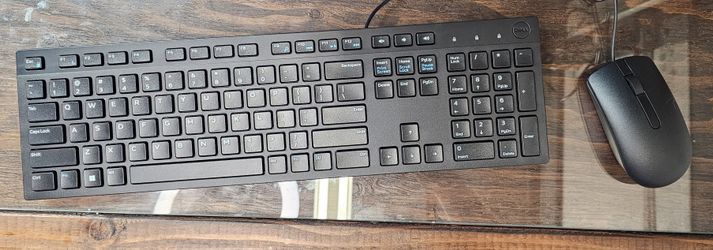Dell Wired USB Keyboard & Mouse Combo *NEW*