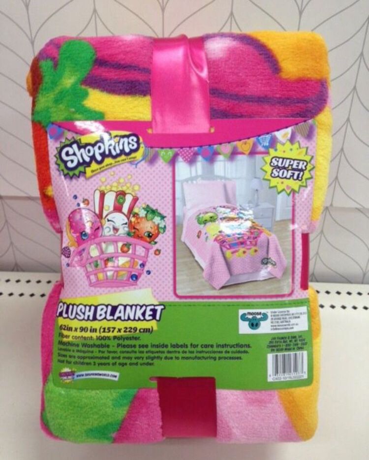 Shopkins Plush Blanket