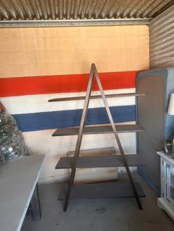 4 tier wooden shelf