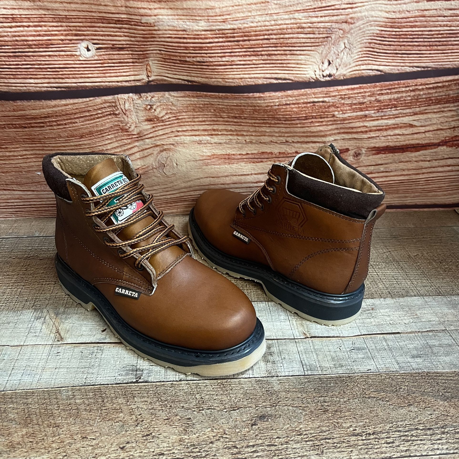 Bota de trabajo para caballero Antiderapante agujetas Men Work