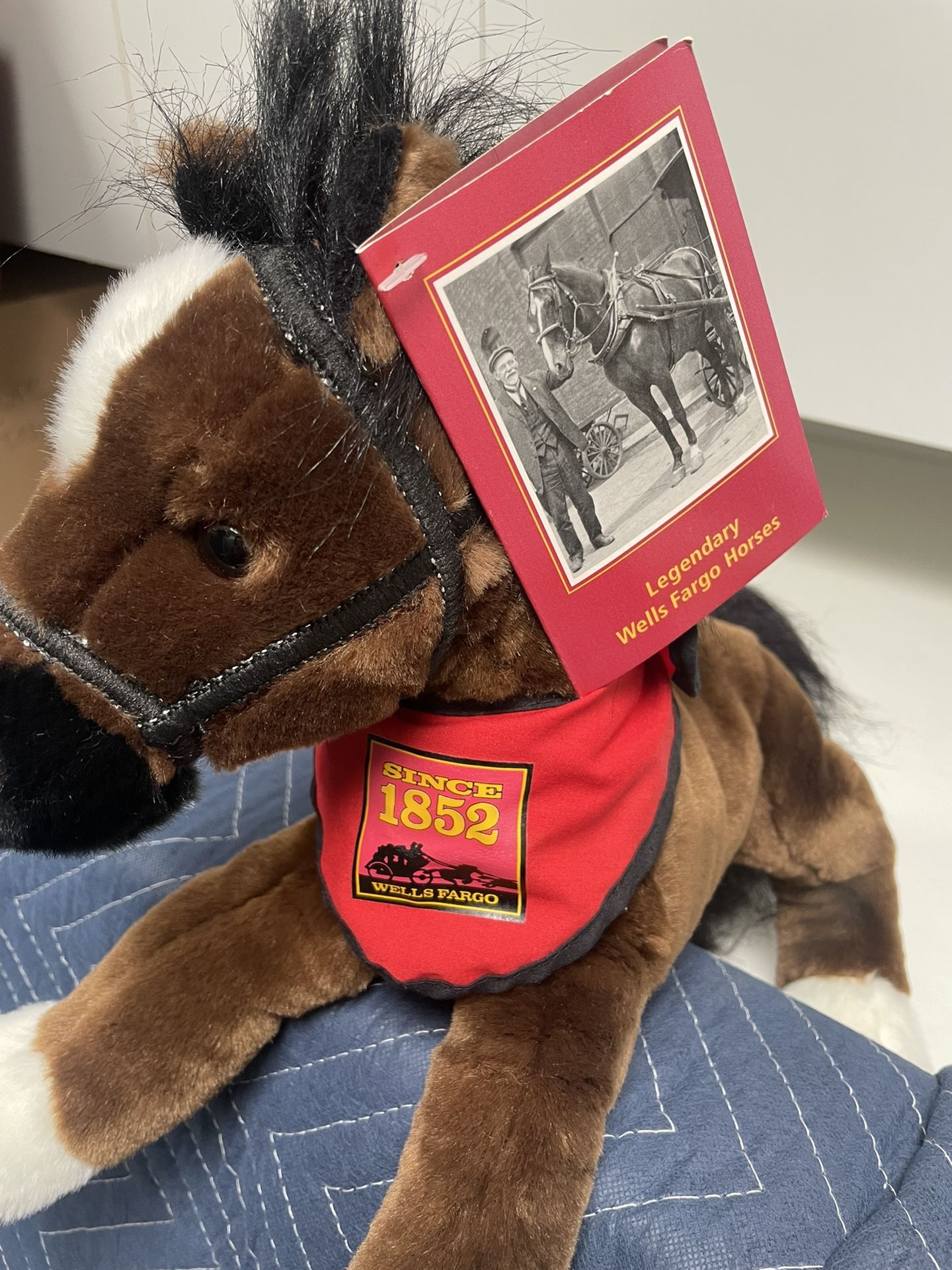 Limited Edition “Maggie” Legendary Wells Fargo Plush Horse