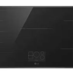 LG STUDIO 36 in. 5- Elements Glass Top SMART Induction Cooktop in Black with Dual Center Zone, Energy Star