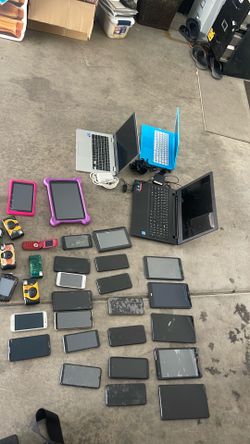 Mixed Electronics Lot - Laptops, Tablets, Phones, and Cameras as-is