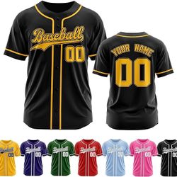 Custom Baseball Jersey Personalized Stitched Family Team Name Number Logo Shirt Uniforms for Women Men Youth Kids