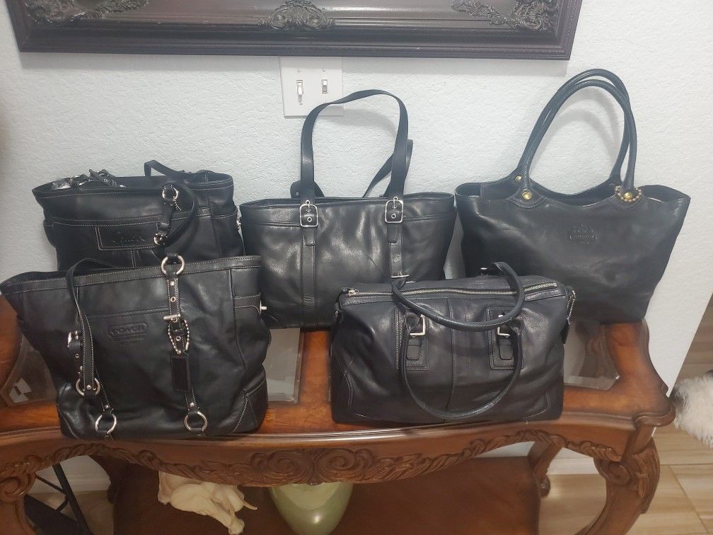 Authentic Coach Leather Purses. Original Coach Purse Bag $60-$100