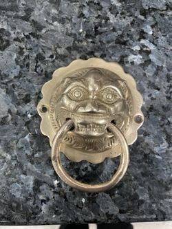 GARGOYLE SOLID BRASS DOOR KNOCKER