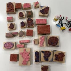 Wood Mounted Stamp Bundle of 32

