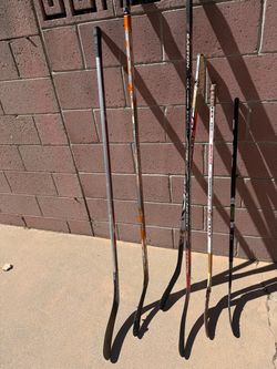 Hockey sticks lot