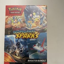New Sealed Pokemon TCG Scarlet & Violet Surging Sparks Booster Bundle 6 packs