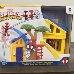Marvel Spidey and His Amazing Friends Playground Playset – Spider-Man Toy – New