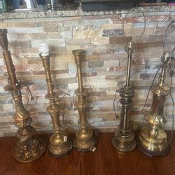 Beautiful Vintage Lamps In Great Working Condition And Shape