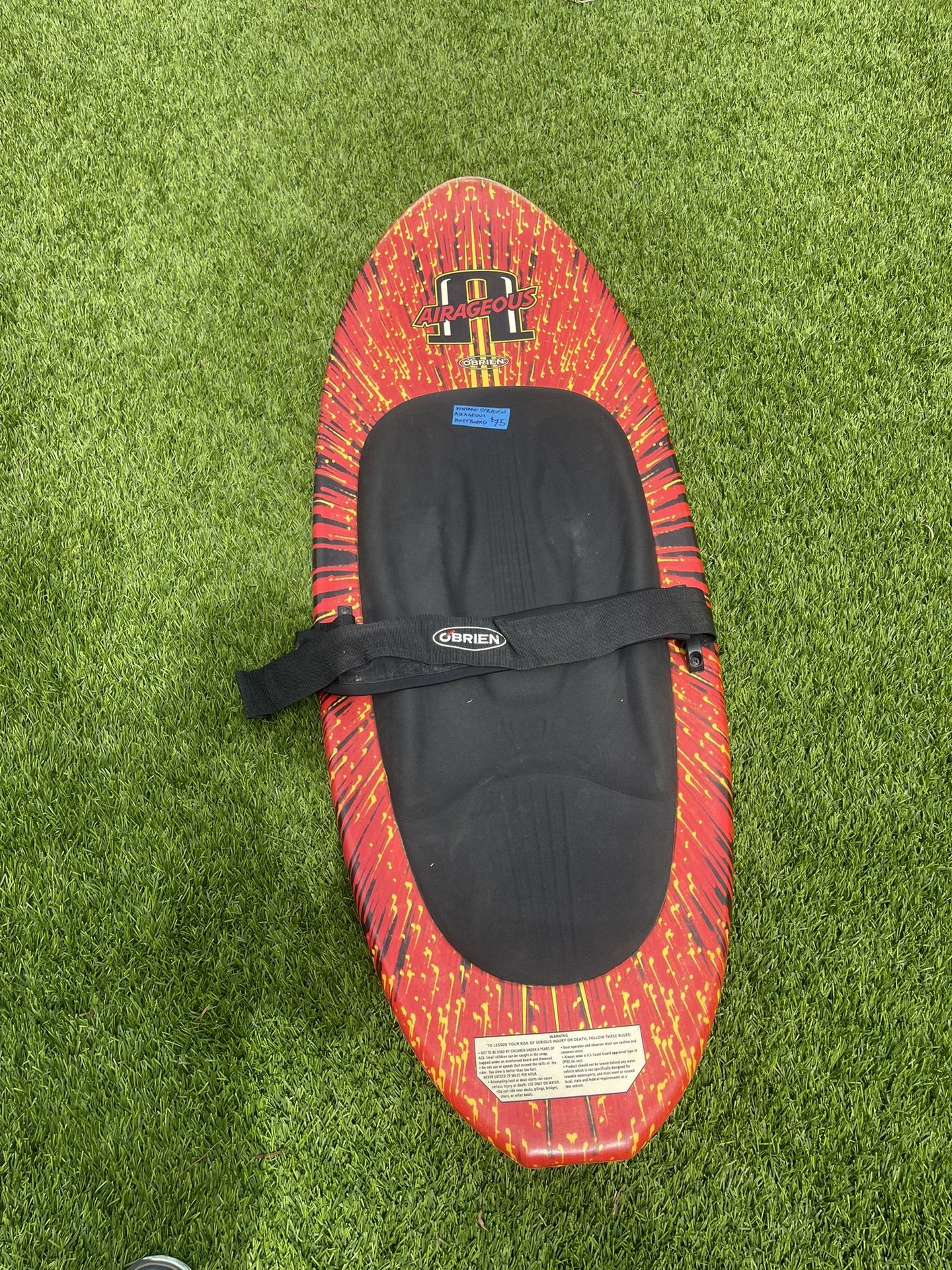 O’brien Airageous, Kneeboard