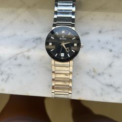 Watch Bulova With 3 Diamond 