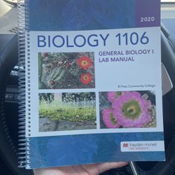 Biology 1106 Lab Manual 