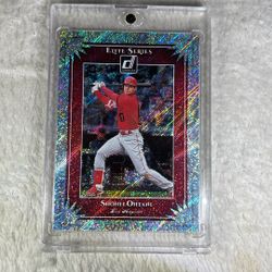 2019 Panini Donruss Elite Series Shohei Ohtani Rapture Refractor 