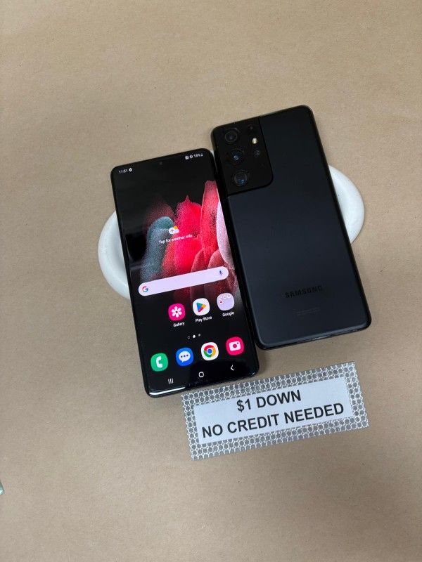 Samsung Galaxy S21 Ultra 5G - Only $1 Today Pay The Rest Later!