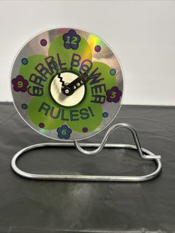 Vintage Girl Power Rules Clock