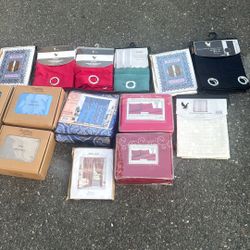 Curtains And bed Sheets 