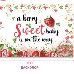 Strawberry Baby Shower Decoration