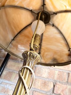 vintage 1964 lamp base Azzolin Brothers antique