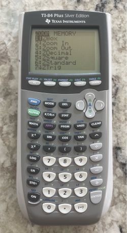 Texas Instruments TI-84 Plus Silver Edition Graphing Calculator