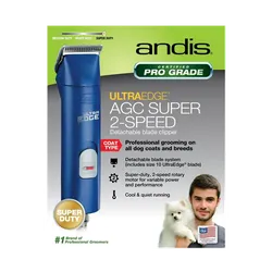 Brand new Andis AGC Super 2-Speed Dog, Cat & Small Pet Clipper, Blue