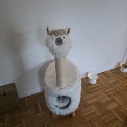 Llama Cat Tree With Scratching Post