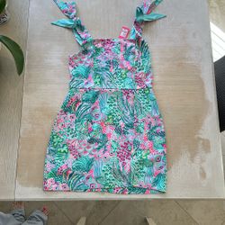 Lilly Pulitzer Dress With Shorts Size 8 New With Tags